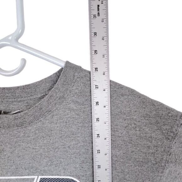NIKE ADULT LONG SLEEVE T SHIRT GRAY SIZE M MENS “BENTLEY”  🥋 ON FRONT - Picture 6 of 9
